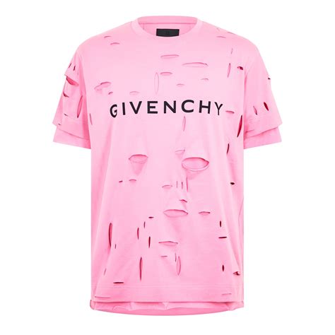 givenchy distressed t shirt sale|More.